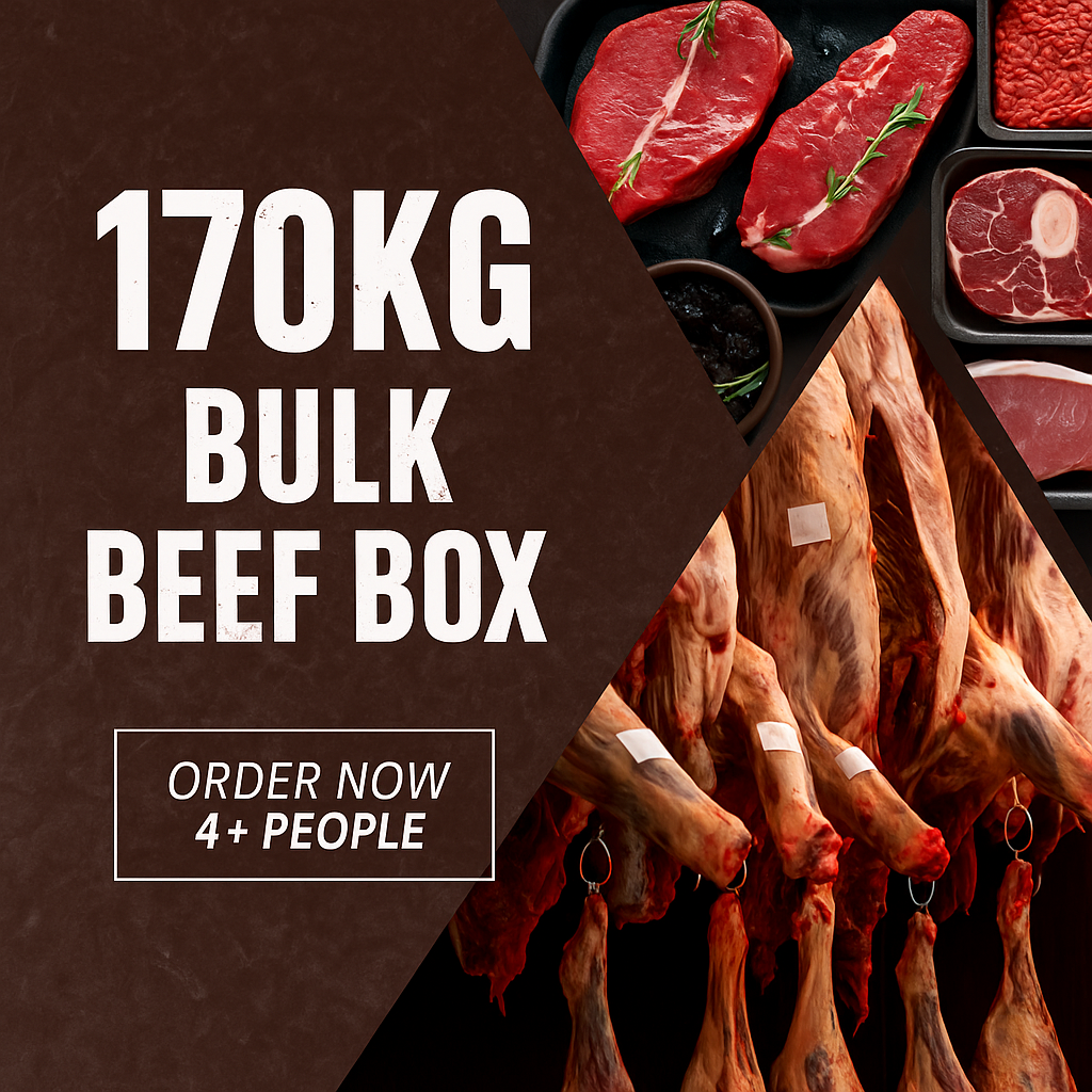 170kg Bulk Beef Box - Grass Fed