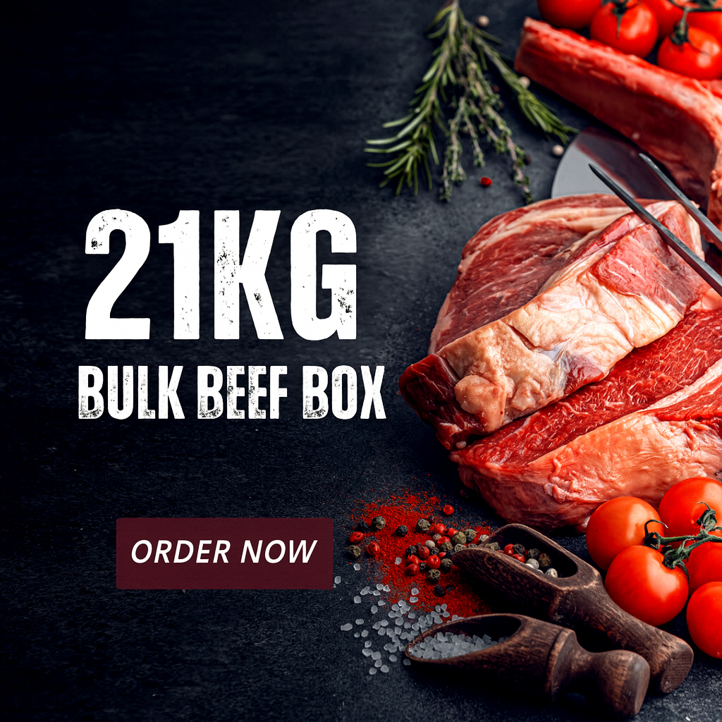 21kg Bulk Beef Box - Grass Fed