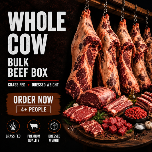 Whole Cow - Bulk Beef Box - Grass Fed