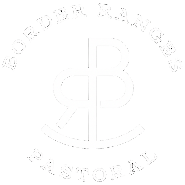 Logo of Border Ranges Pastoral with a stylized 'BR' on a black background