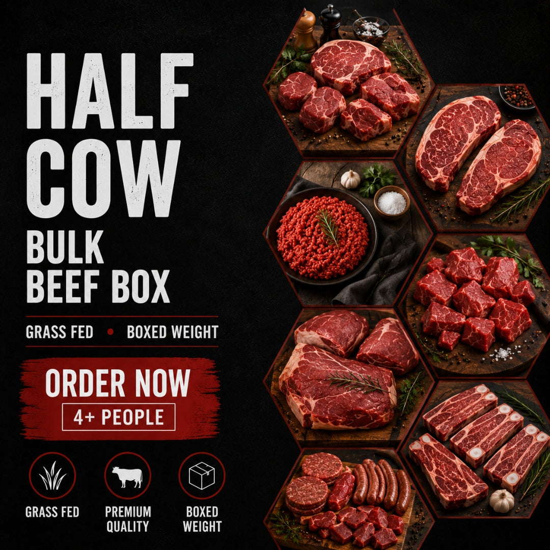 Half Cow - Bulk Beef Box - Grass Fed