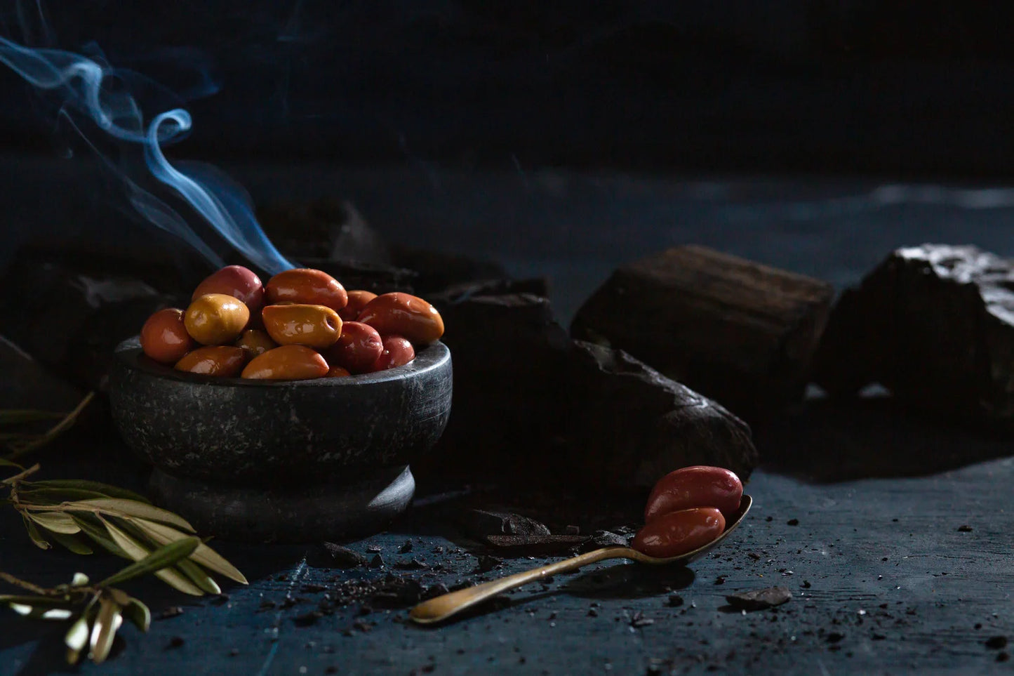 Grumpy Grandma's Wood Smoked Olives - 500g jar