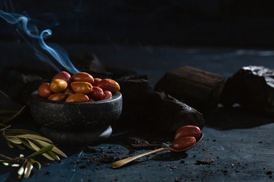 Grumpy Grandma's Wood Smoked Olives - 500g jar