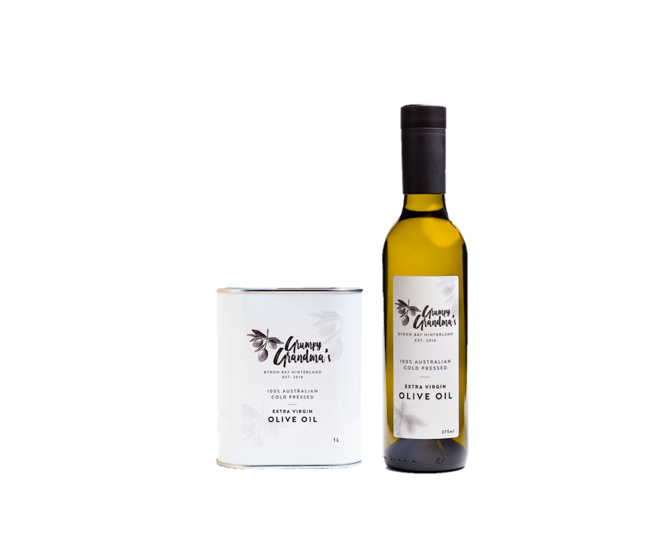 NEW Grumpy Grandma’s Extra Virgin Olive Oil - 375ml or 1L