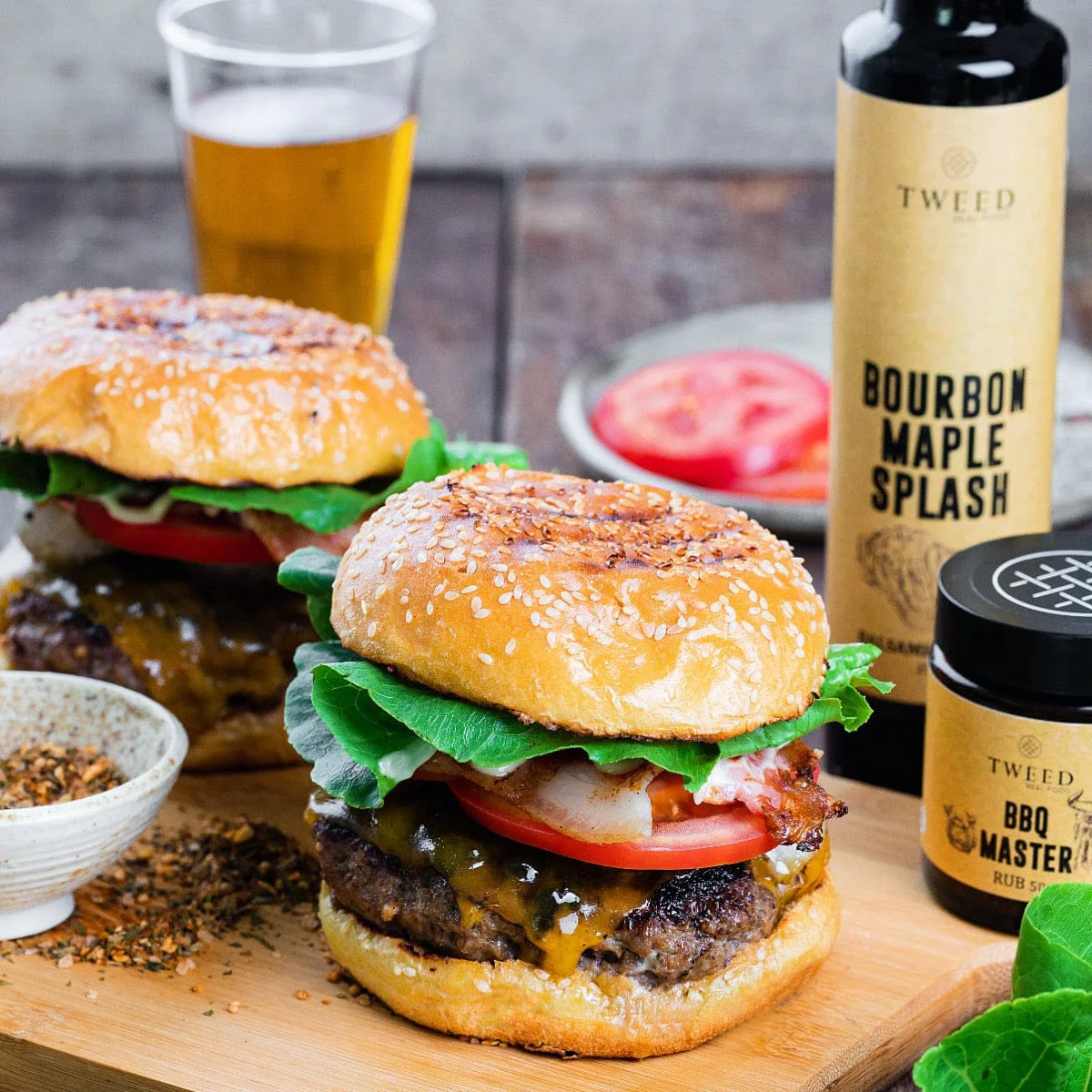 BBQ Deluxe Gift Hamper - Salt, Rub and Balsamic