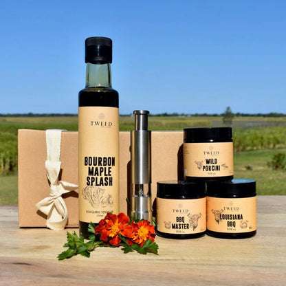 BBQ Deluxe Gift Hamper - Salt, Rub and Balsamic