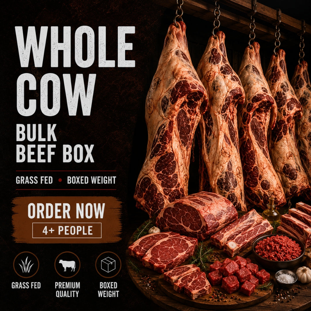Whole Cow - Bulk Beef Box - Grass Fed