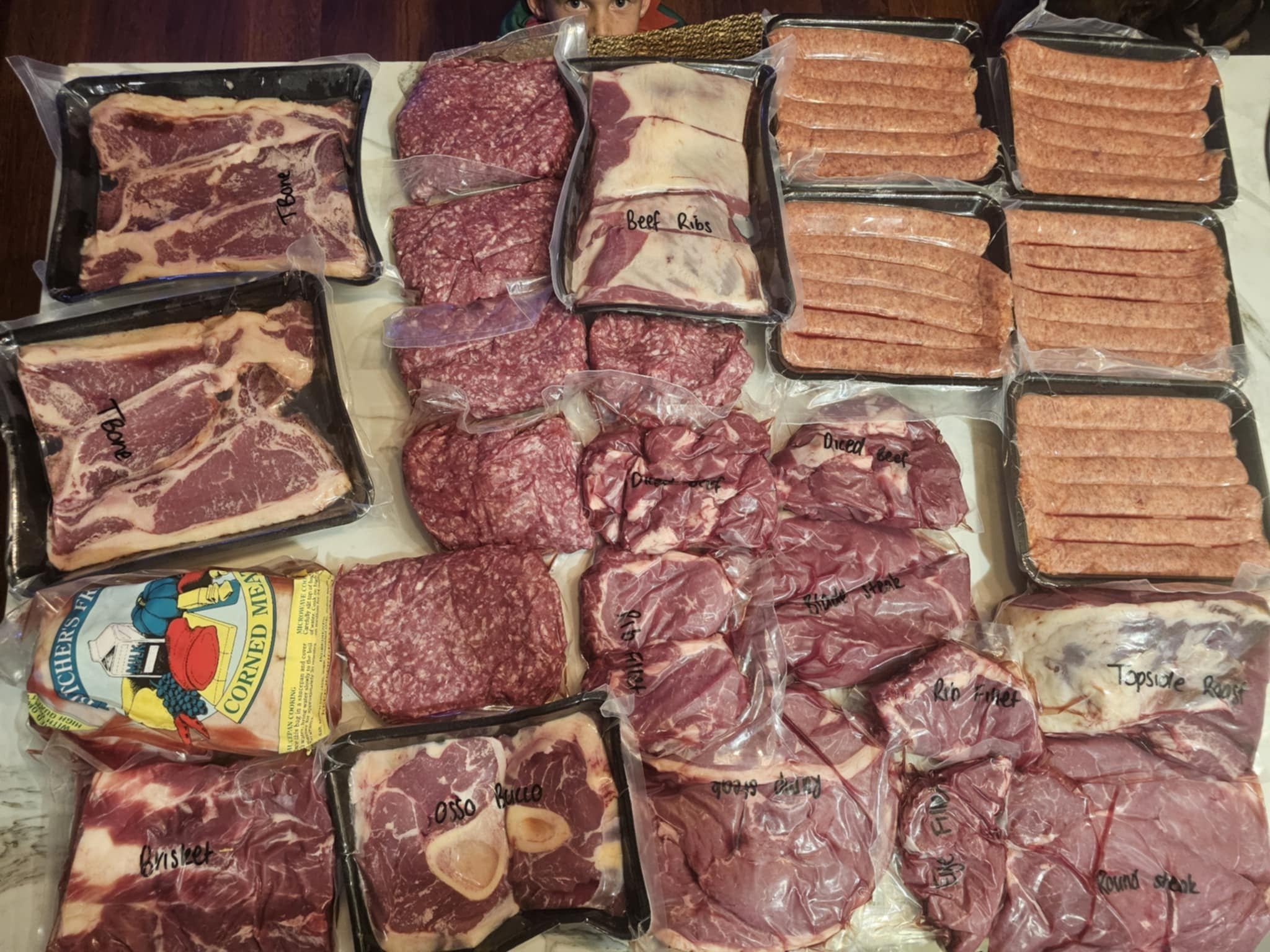 SPECIAL - Frozen mixed beef box - 20kg Boxed weight - Eighth cow equivalent