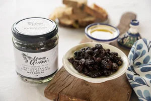NEW - Grumpy Grandma's - Moroccan Semi Dried Olives 200g Jar