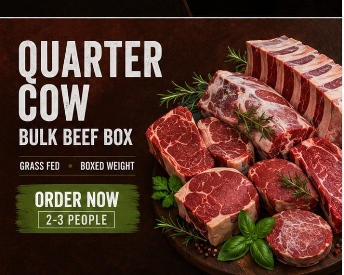 Quarter Cow - Bulk Beef Box - Grass Fed